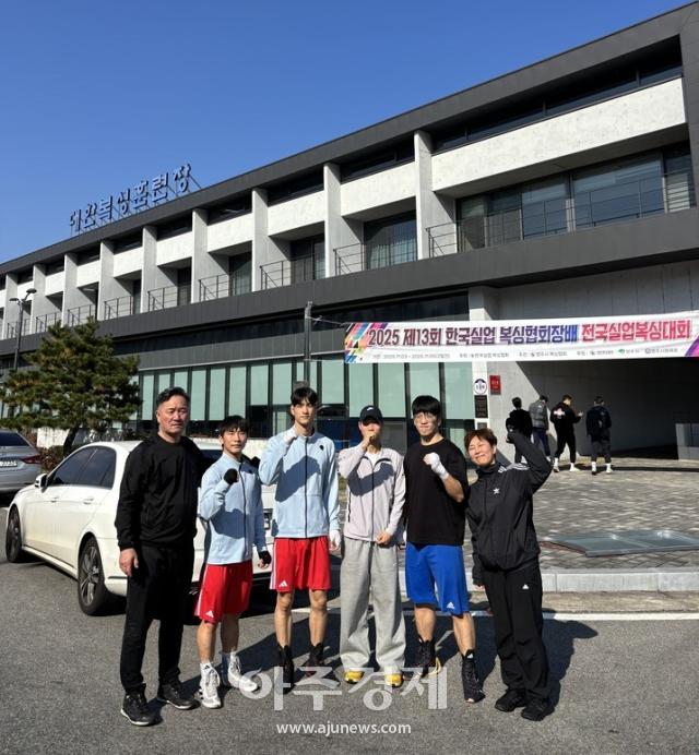 화순군청 복싱부가 전국실업복싱대회에서 동메달 3개를 땄다 사진화순군
