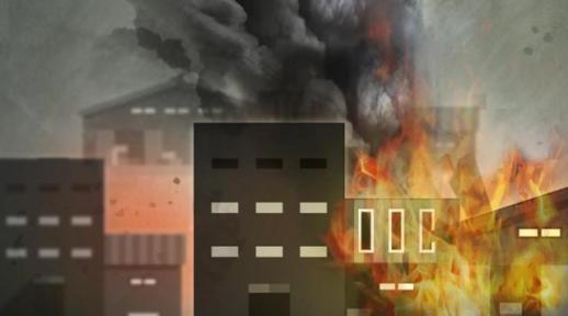 평택 신장동 건물 화재 발생…우회도로 이용