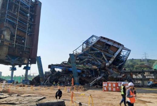 Two rescued, at least seven missing after structure collapse at power plant in Ulsan