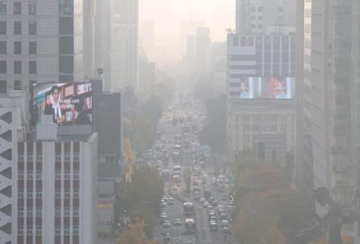 [포토] 수도권 초미세먼지 농도 나쁨