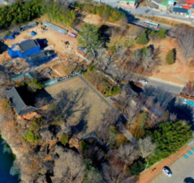 삼척도호부 관아동헌 복원공사 현장 사진삼척시