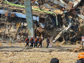 At least three dead after collapse at retired power plant in Ulsan