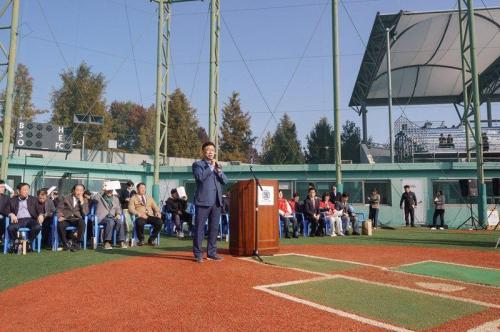 신상진 성남시장이 인사말을 하고 있다사진성남시