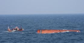Chinese fishing boat capsizes in Yellow Sea; Two dead, three missing
