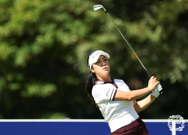 윤이나가 미국여자프로골프LPGA 투어 데뷔 후 처음으로 톱10에 올랐다 사진KLPGA