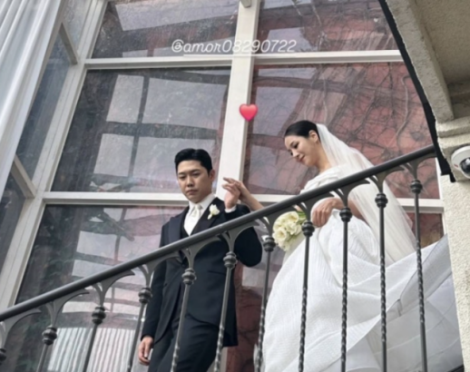나는 솔로 22기 경수♥옥순, 현실 커플→부부로…결혼식 현장 공개