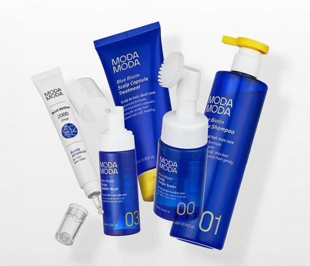 모다모다 ‘블루비오틴 스칼프’ 라인 사진모다모다