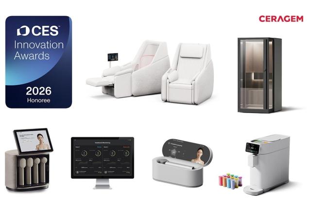 CES 2026에서 혁신상을 수상한 세라젬의 제품들 사진세라젬
