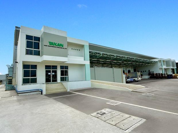 아마타시티 촌부리 공업단지에 신설된 제3공장 외관 사진카가전자 제공