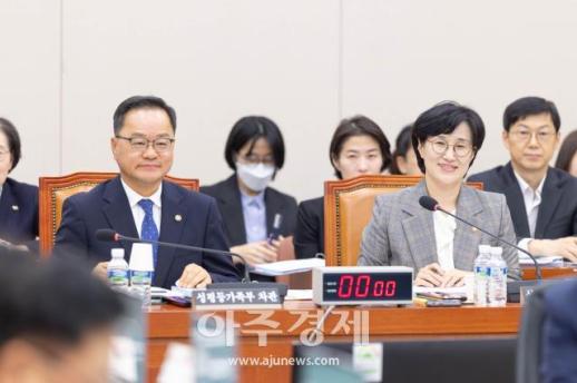 [포토] 전체회의 참석한 원민경 장관·정구창 차관