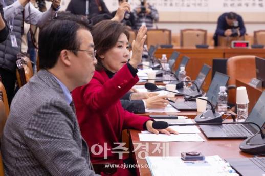 [포토] 발언권 신청하는 나경원 의원