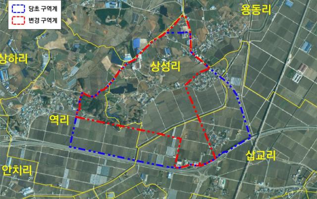 토지거래허가구역 조정 도면사진예산군