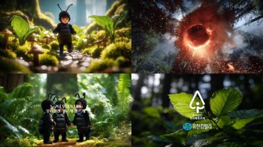 유한킴벌리, 우리강산 푸르게 푸르게 AI 광고 200만뷰 돌파