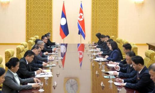 North Korean, Laotian FMs meet in Pyongyang to strengthen ties