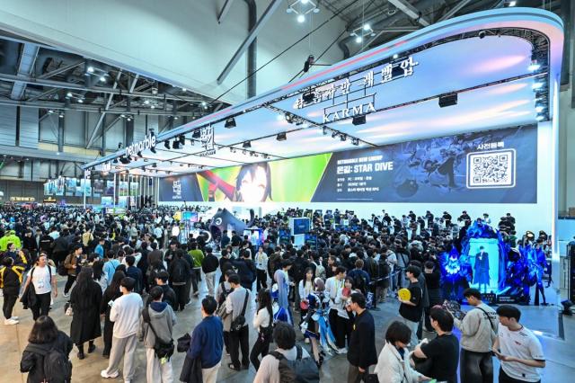 지스타2025 넷마블관 부스 전경사진넷마블