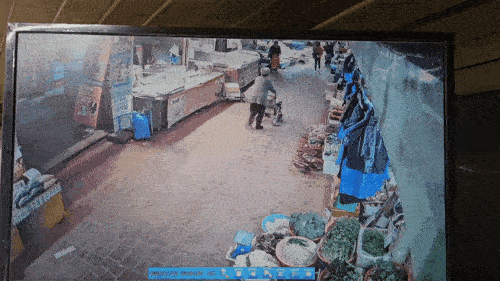 부천 제일시장 사고 현장 CCTV 출처연합뉴스