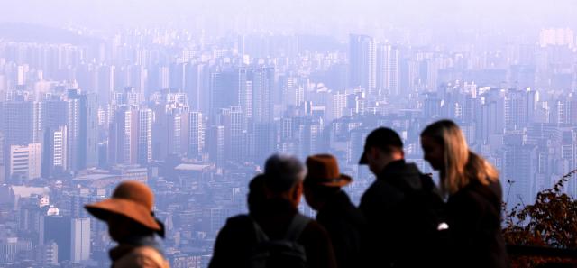 서울 남삼에서 바라본 아파트 단지 사진연합뉴스