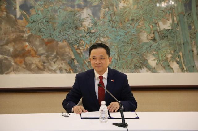 中国驻韩使馆举行媒体座谈会 戴兵谈元首会晤成果与合作前景