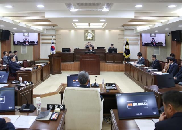 영양군의회 제309회 임시회 장면 사진영양군의회