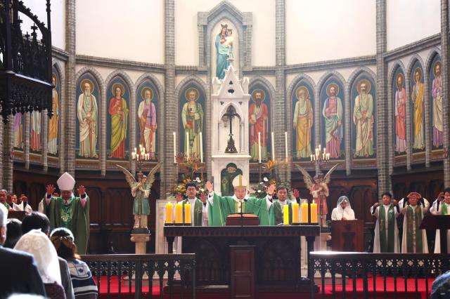 15일 오전 10시 주교좌 명동대성당에서 故 이관진 회장 기림미사가 봉헌됐다 사진천주교 서울대교구 