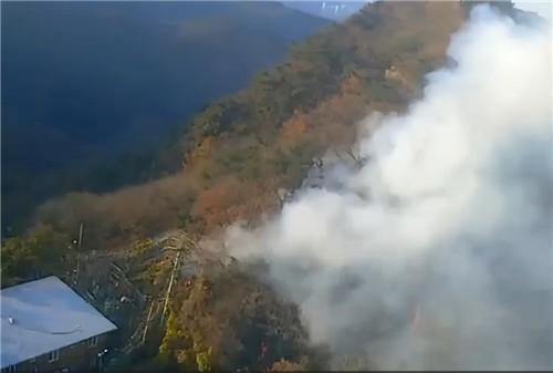 군포 수리산 슬기봉 산불 초진…인명피해 확인 안 돼