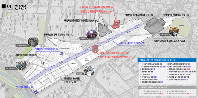 영등포 경인로 일대 종합계획도 사진서울시
