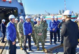 US Navy chief tours South Korean shipyards as MASGA project gears up