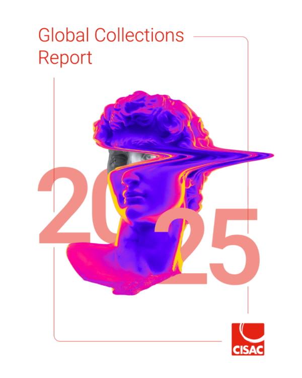 ▲ CISAC ‘GlobalCollectionsReport 2025’ 표지 사진음저협 제공