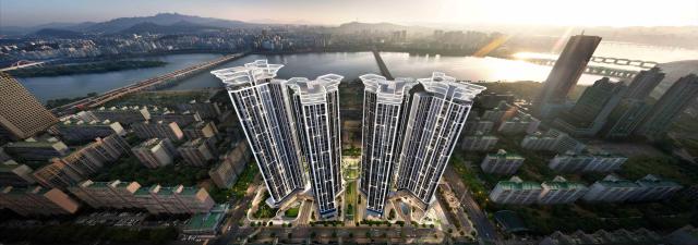 삼성물산이 대교아파트 재건축 조합에 제안한 래미안 와이츠 조감도
사진삼성물산