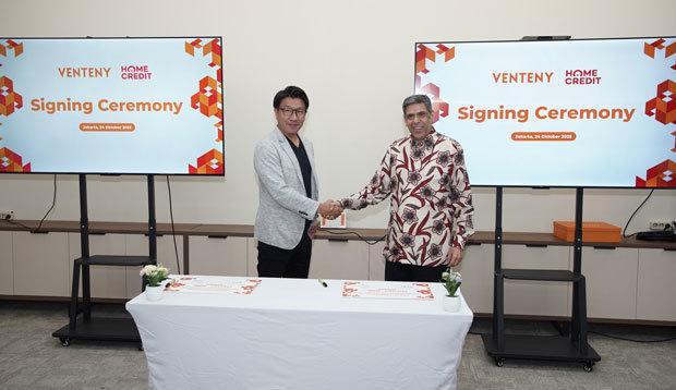 홈크레딧 인도네시아가 벤테니 포추너 인터내셔널과 전략적 제휴 관계를 체결했다 사진홈크레딧 인도네시아 제공