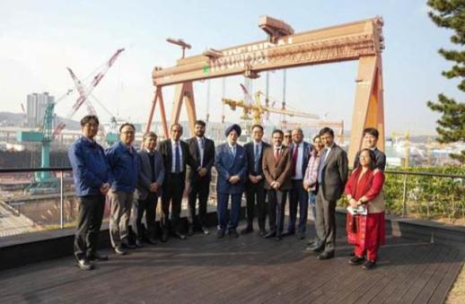 Indian minister pushes shipbuilding cooperation during visit to South Korea