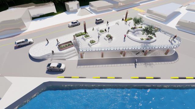 삼척항 명소화 거리 조감도 사진삼척시