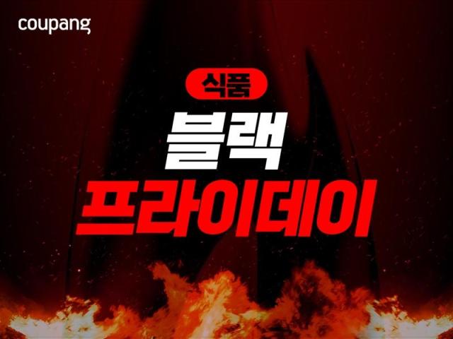 쿠팡 블랙 프라이데이 포스터 사진쿠팡 