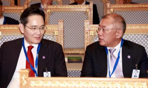 이재용·정의선 UAE 총출동… AI 등 다방면 경협 물꼬 타진