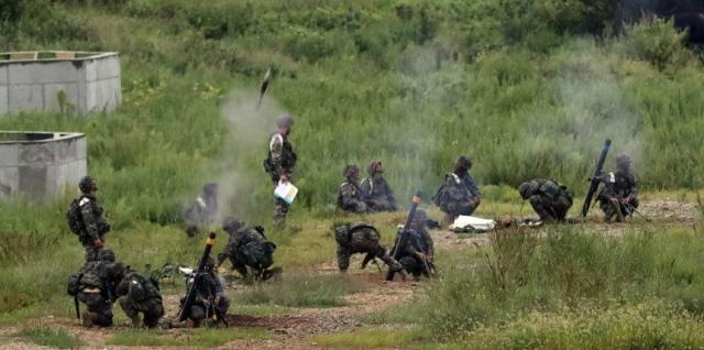 기사 내용과 무관한 사격훈련 모습 사진연합뉴스
