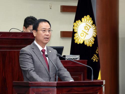광명시의회, 신천-하안-신림선 제5차 국가철도망 반영 강력 요구