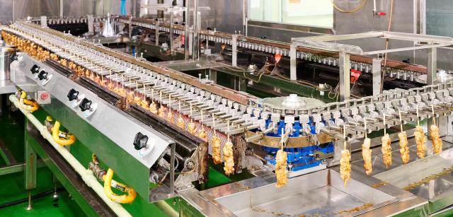 투다리 서산 공장 자동 꼬치구이 기계 사진투다리