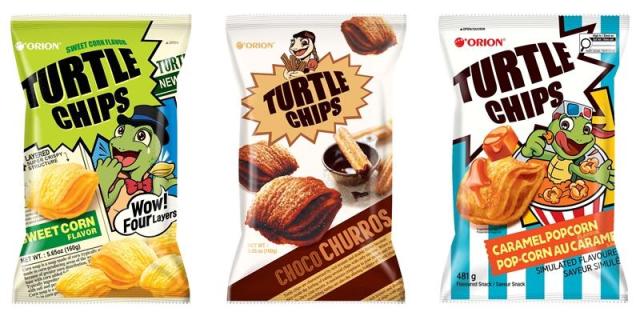 오리온 꼬북칩 콘스프맛 초코츄러스맛 카라멜팝콘맛 사진오리온 