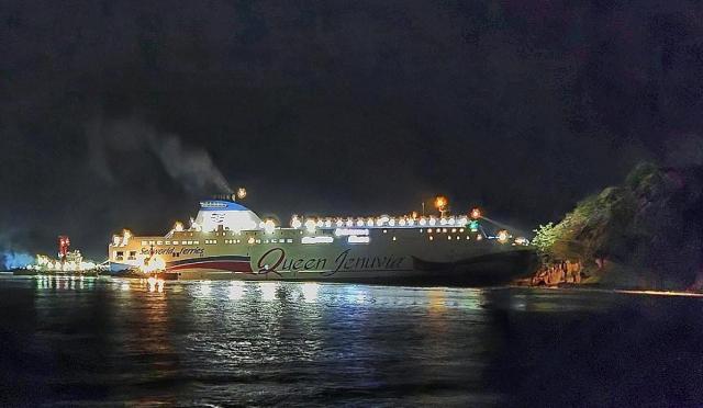 Ferry runs aground after navigator distracted by phone, initial investigation suggests