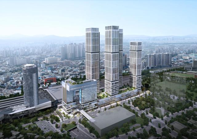 대전역세권 복합2-1구역 개발사업 조감도사진한화건설