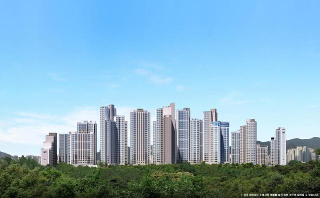 안양자이 헤리티온 투시도 사진GS건설