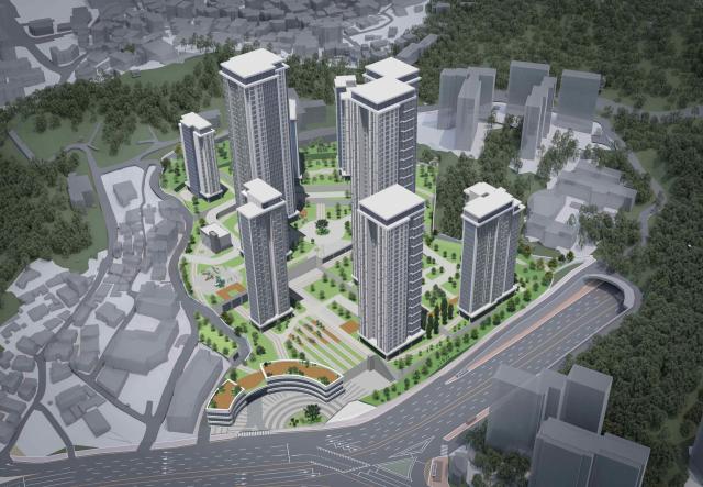 서울 동작구 본동 공공재개발 조감도 사진SH