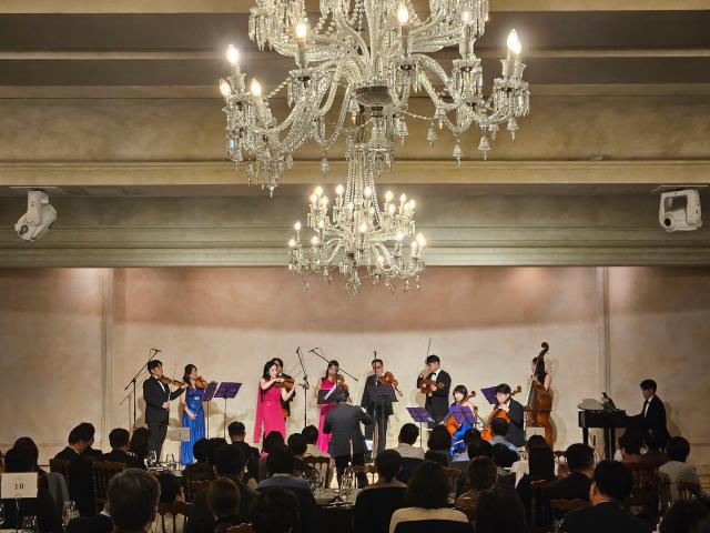 지난 12일 서울 역삼동 라움아트센터에서 2025 KB증권 우수고객 초청 음악회가 진행되고 있다 사진KB증권