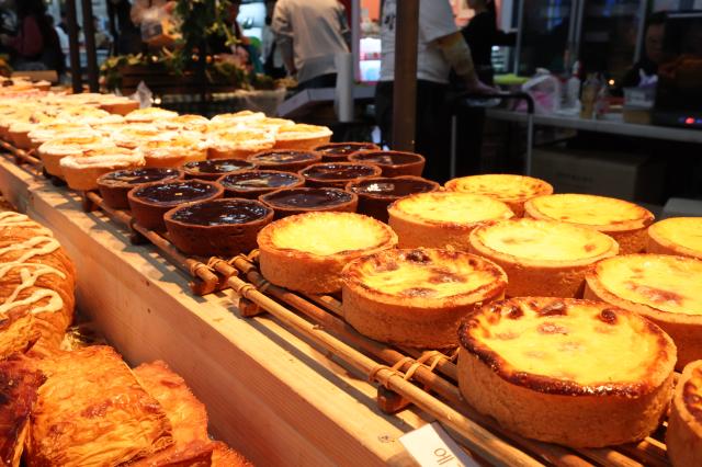 Tarts line up at Cafe Show 2025 held at COEX in southern Seoul Nov 20 2025 AJP Han Jun-gu