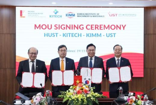 UST, KITECH và KIMM ký MOU với các đại học lớn Việt Nam nhằm thu hút nhân tài