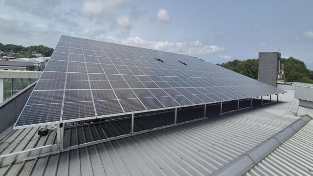 2025년 신재생에너지 융복합지원사업으로 송산면에 설치된 태양광 발전설비 사진화성시