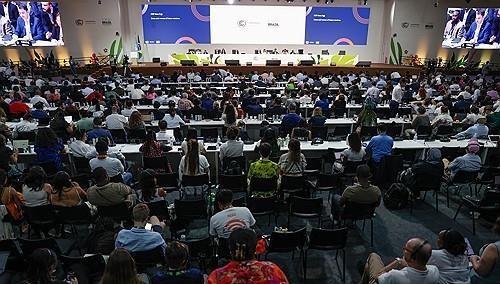브라질 기후총회 회의장 사진EPA·연합뉴스