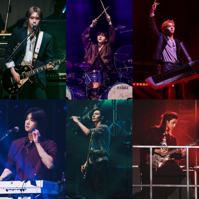 위 왼쪽부터 아래 왼쪽으로 엑디즈 가온 건일 승민 정수 주연 준한 사진JYP엔터테인먼트