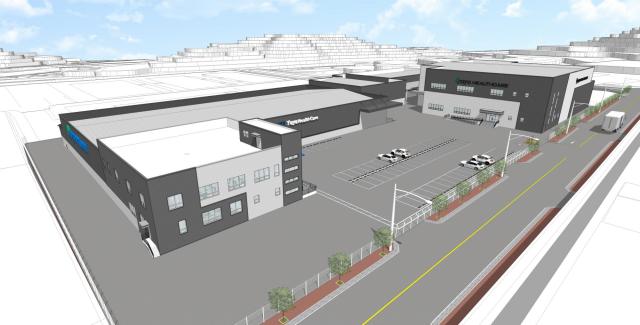 유유헬스케어 제2공장 착공 조감도사진유유헬스케어