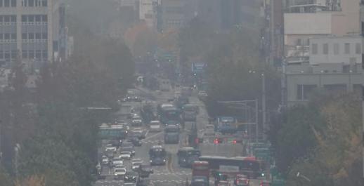 首尔遭遇空气污染